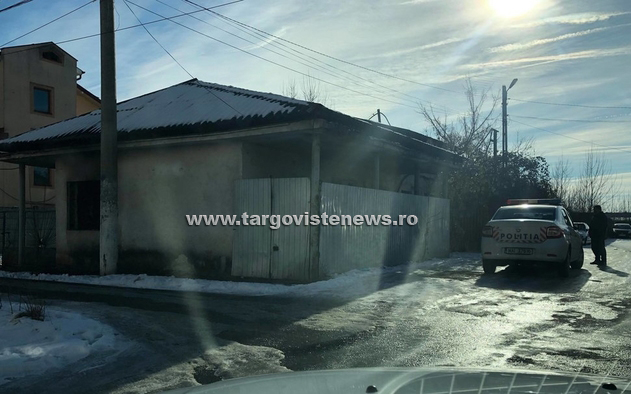 Târgovişte – Clădire în flăcări, lângă Profi, în micro 6