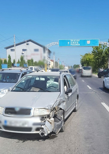 Ultima oră! Accident în lanț la ieșirea din Târgoviște spre Aninoasa