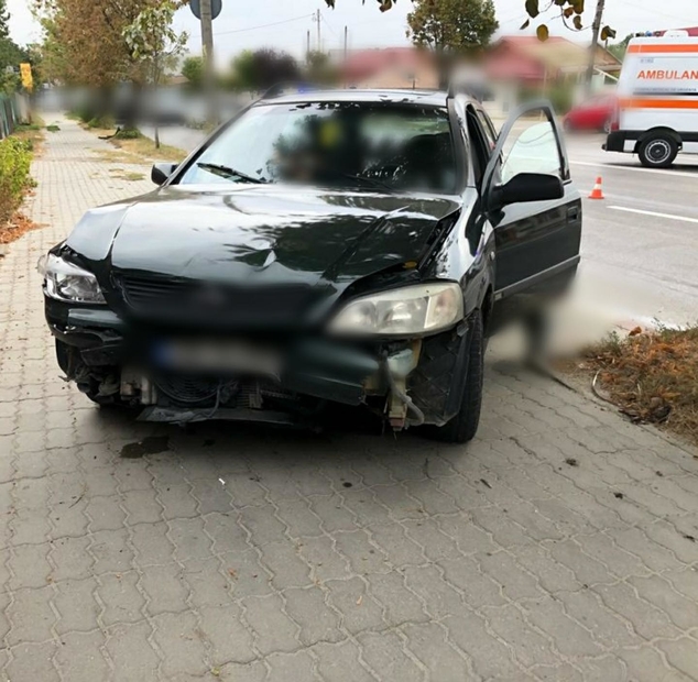 Accident pe Calea Bucureşti, în Târgovişte. O femeie a ajuns la spital