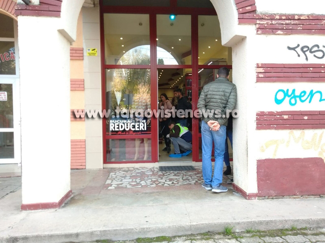 ACUM – Video – S-a dat atacul în mai multe magazine şi agenţii de turism, din Târgovişte