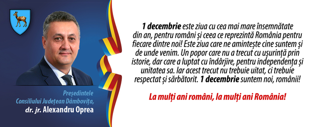“1 decembrie suntem noi, românii!”