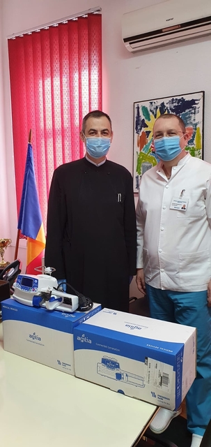 Arhiepiscopia Târgoviștei a donat două injectomate Spitalului Județean de Urgență din Târgoviște