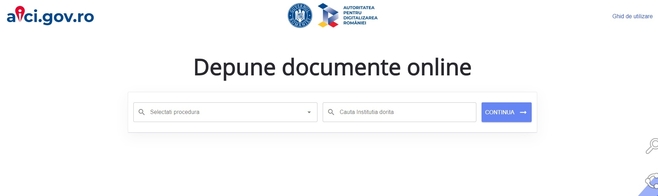 Înregistrarea documentelor către instituțiile publice se poate face online