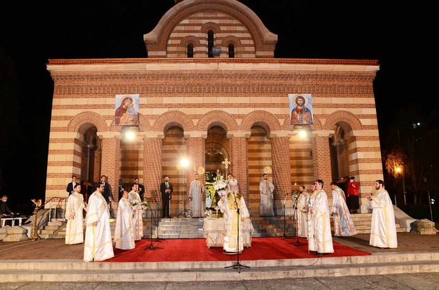 Slujba Învierii, la Catedrala din Târgoviște
