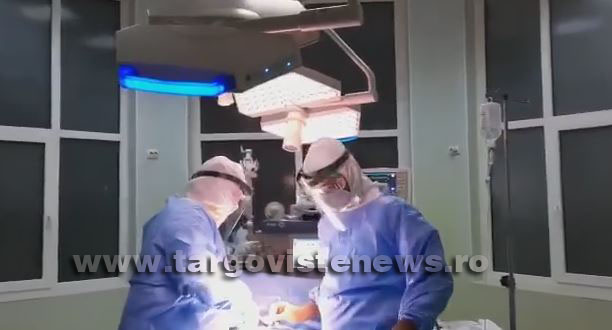 Felicitări medicilor şi asistenţilor! Operaţie de şase ore la Spitalul Judeţean Târgovişte pentru salvarea unei paciente cu COVID-19