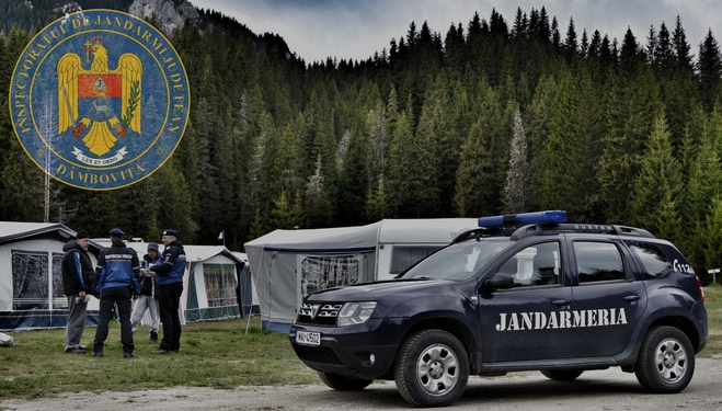 Dâmboviţa – Jandarmii montani, controale în zonele de campare