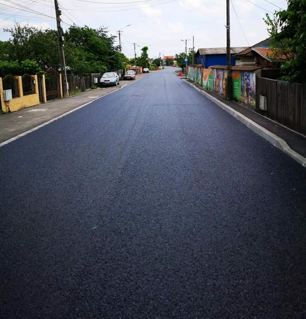 “S-a finalizat de asfaltat un nou tronson al Centurii Târgoviștei, strada Magrini”