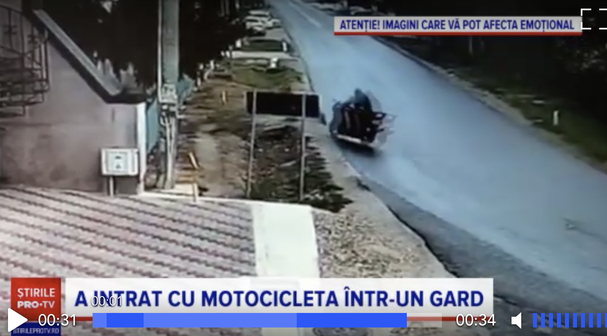 Un motocilist fără permis a făcut accident la Bucșani
