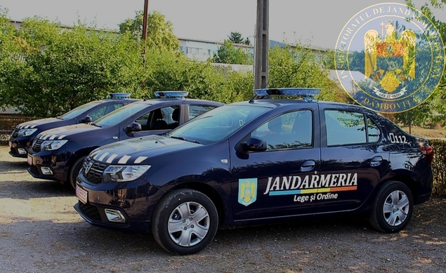 Jandarmeria Dâmboviţa a primit trei autospeciale noi