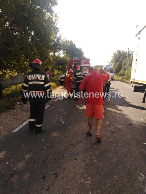 ACUM – Accident la Izvoare, în Voinești. Doi oameni au fost răniți
