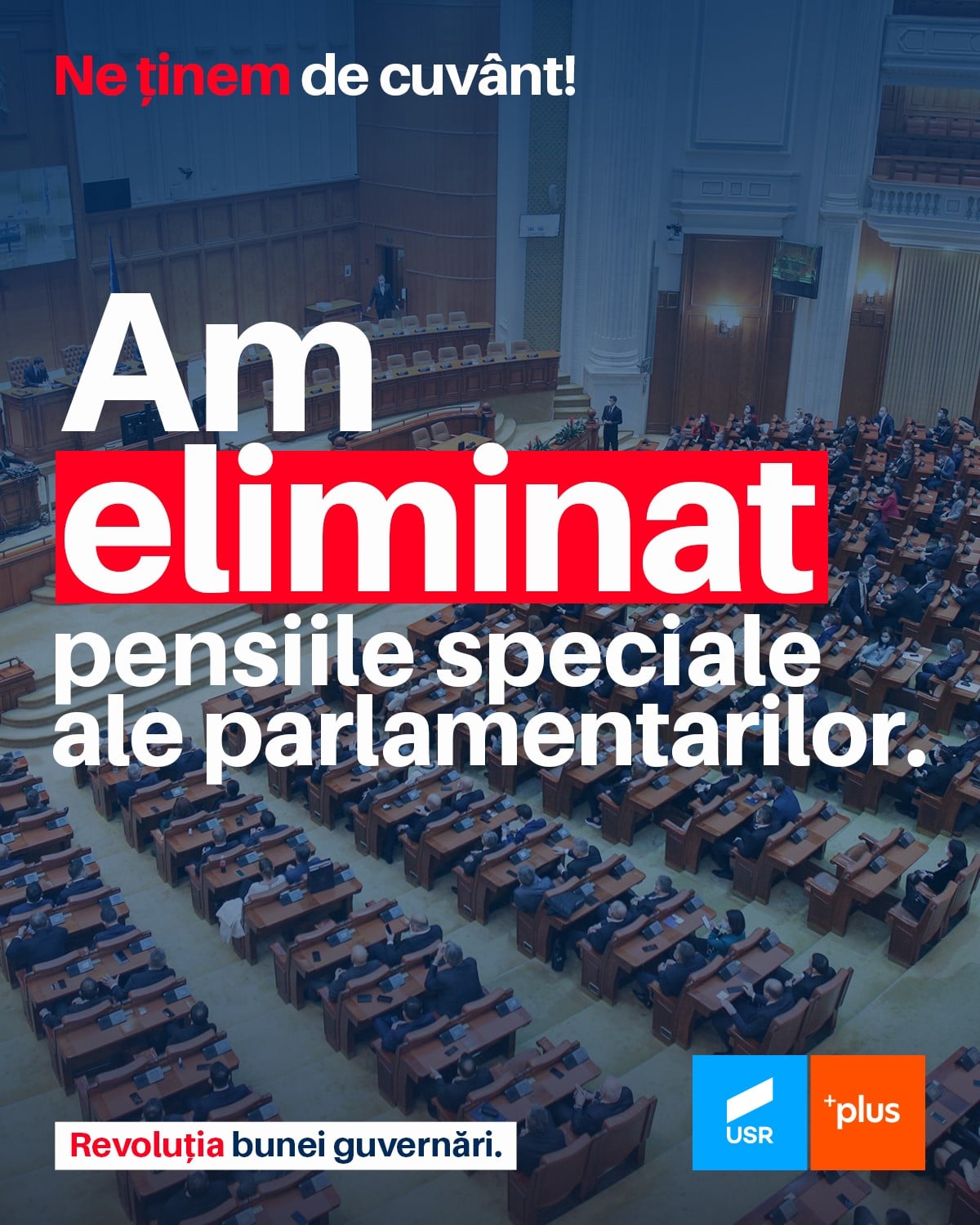Daniel Blaga, deputat USR PLUS de Dâmboviţa: “Pensiile speciale ale parlamentarilor sunt eliminate”