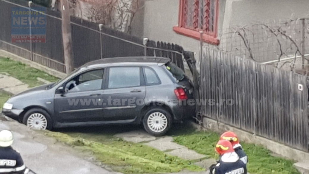 Panică pe o stradă din Titu, provocată de un şofer începător