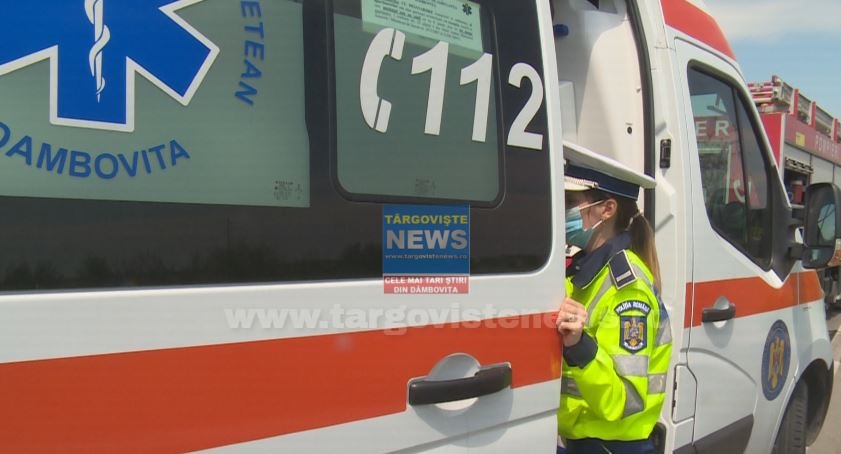 ACUM – Accident pe DN71, la Cuza Vodă. Doi oameni sunt răniţi după ce două maşini s-au buşit