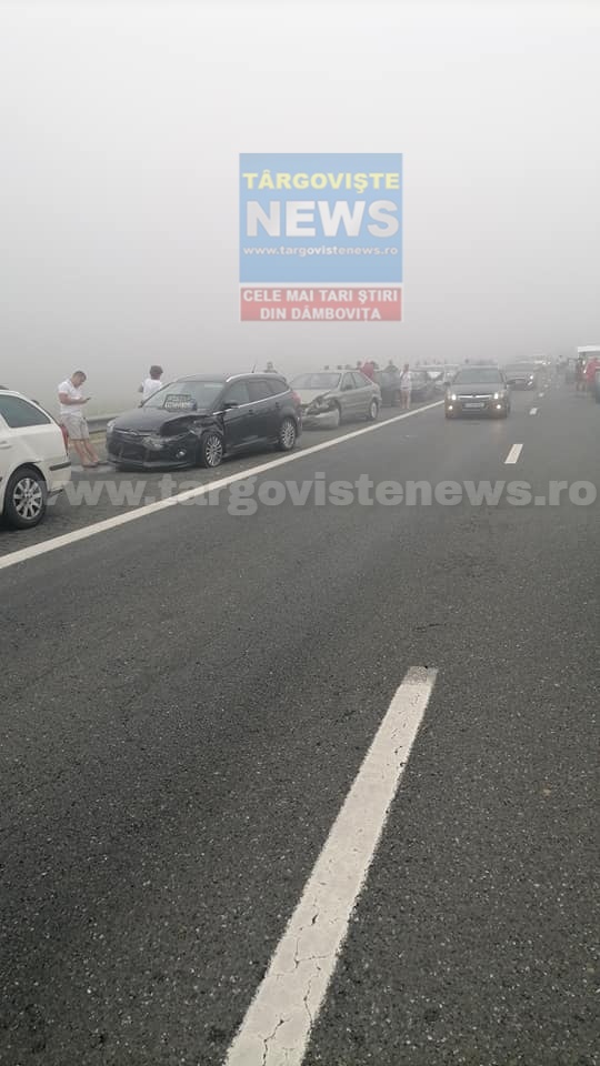 PLANUL ROŞU – Noi imagini şi detalii de la carambolul cu 55 de maşini de pe Autostrada Bucureşti – Constanţa
