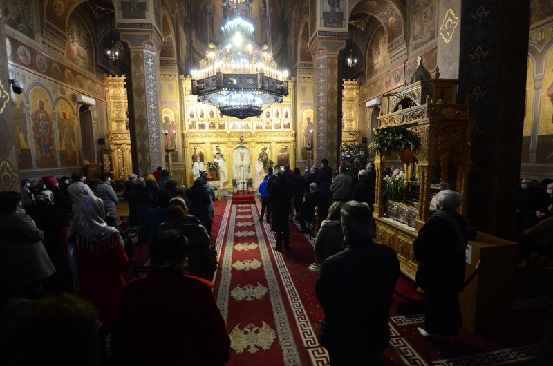 Rugăciunea de binecuvântare  pentru începutul Anului Nou, la Catedrala din Târgoviște