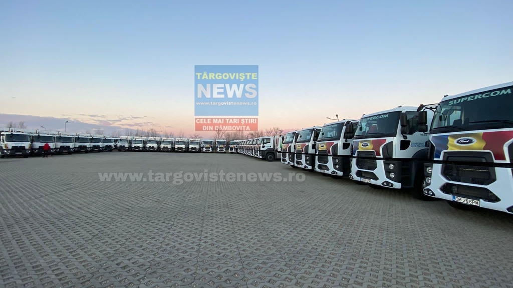 FOTO/VIDEO: Eveniment, astăzi, la Târgovişte – Supercom îşi prezintă noua flotă de vehicule performante