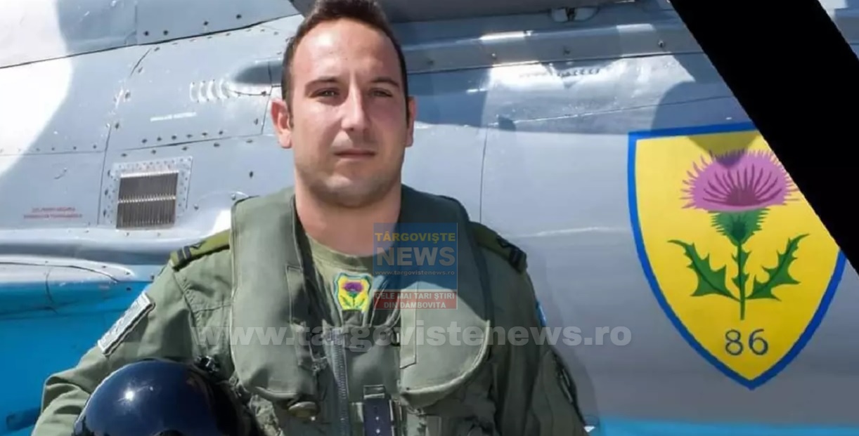 Căpitanul Costinel Iosif Niță, pilotul avionului MiG-21 LanceR prăbuşit aseară, în judeţul Constanța, şi-a pierdut viaţa