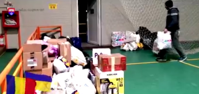 VIDEO – Primele donaţii pentru refugiaţii din Ucraina au plecat din Titu spre Isaccea, la Tulcea