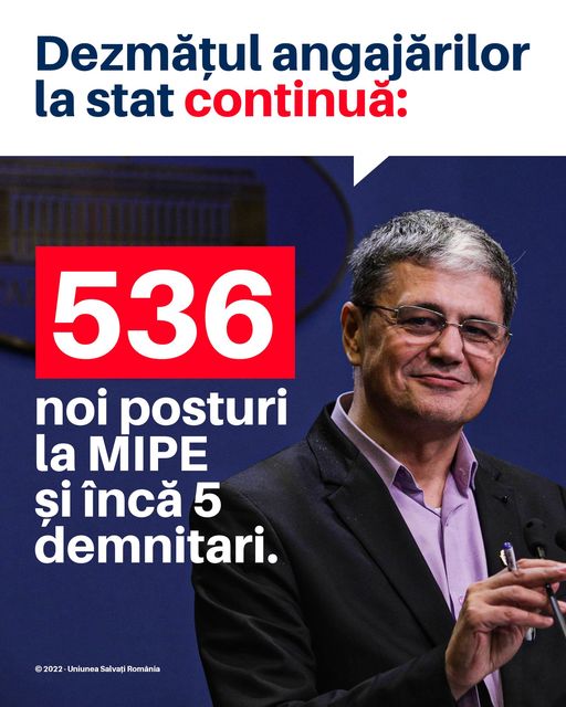 Deputatul Daniel Blaga – ”Dezmățul angajărilor de la stat continuă!”