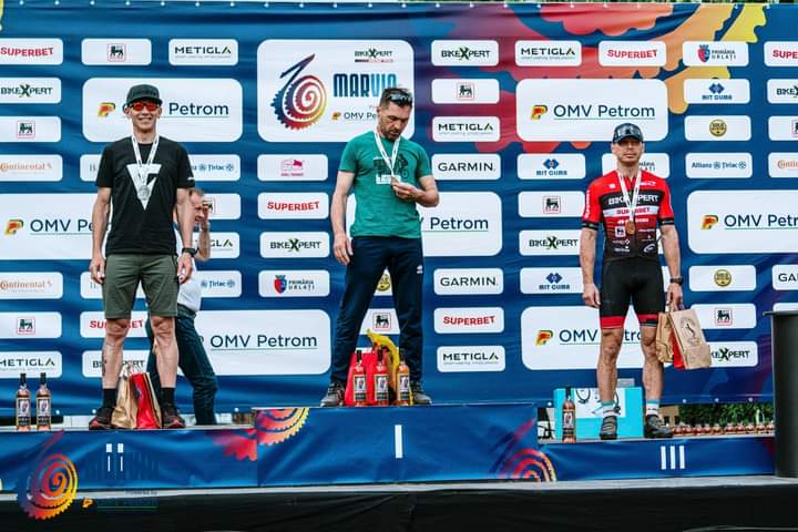 Maiorul George Dragoș Dedu, pe podium la competiția de ciclism “MARVIN 2K22”