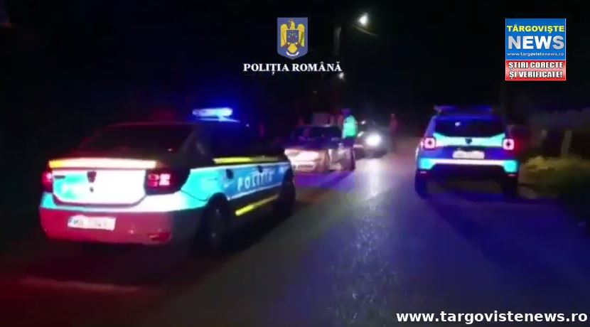 VIDEO – Razie pe şoselele din Dâmboviţa. Sute de amenzi, dosare penale şi permise reţinute