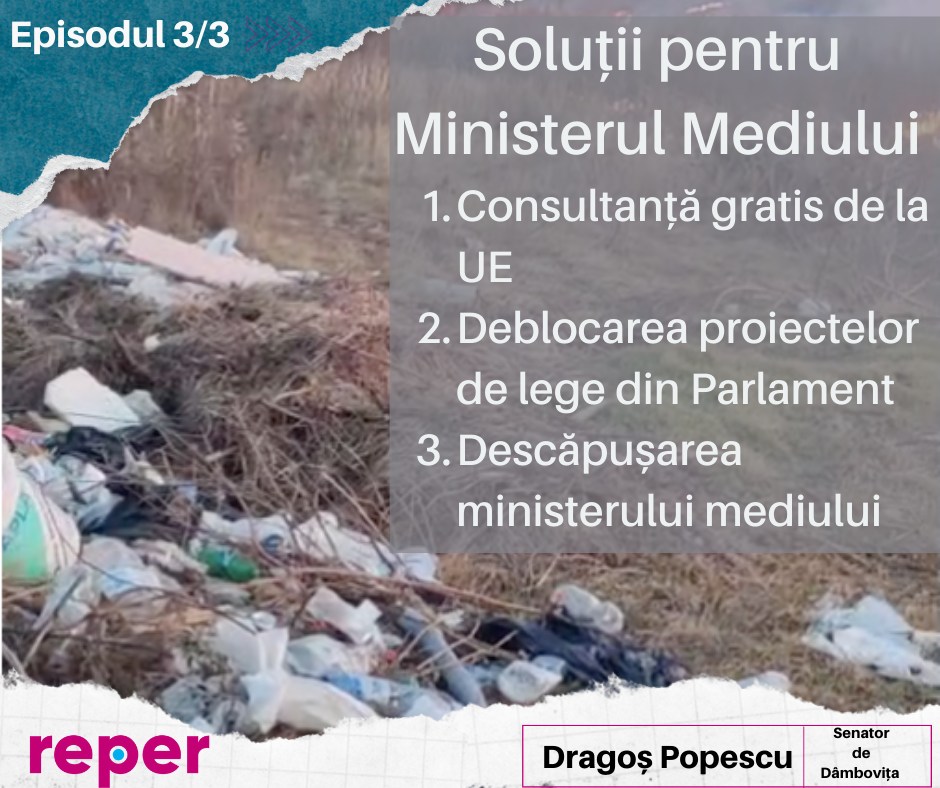 Senatorul Dragoş Popescu – “Puneți mâna și semnați-le directorilor ăștia de țin calitatea aerului sub cenușă plecarea de la butoane”