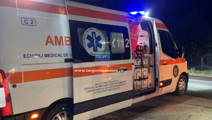 Un bărbat din Mătăsaru a fost accidentat de o maşină, în această seară, la Găeşti