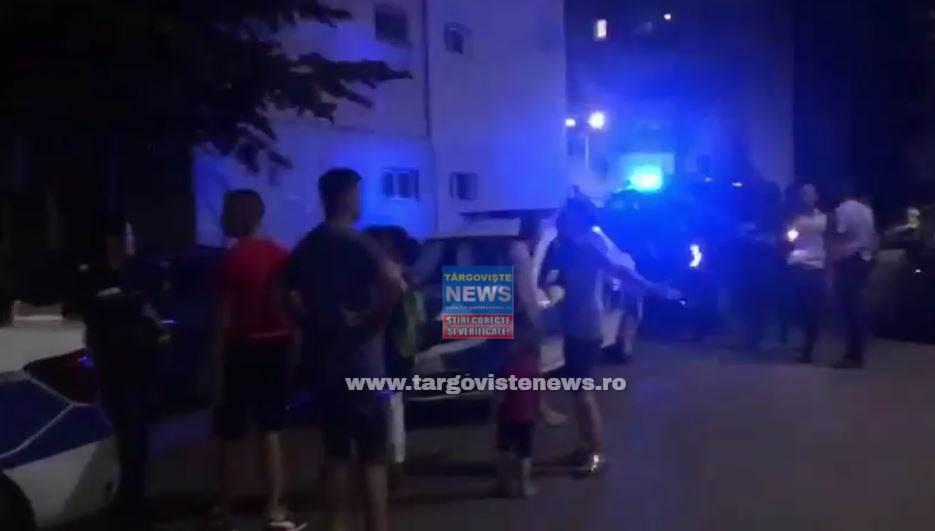 VIDEO – Un bărbat și-a atacat vecinii și i-a amenințat cu cuțitul, în Târgovişte