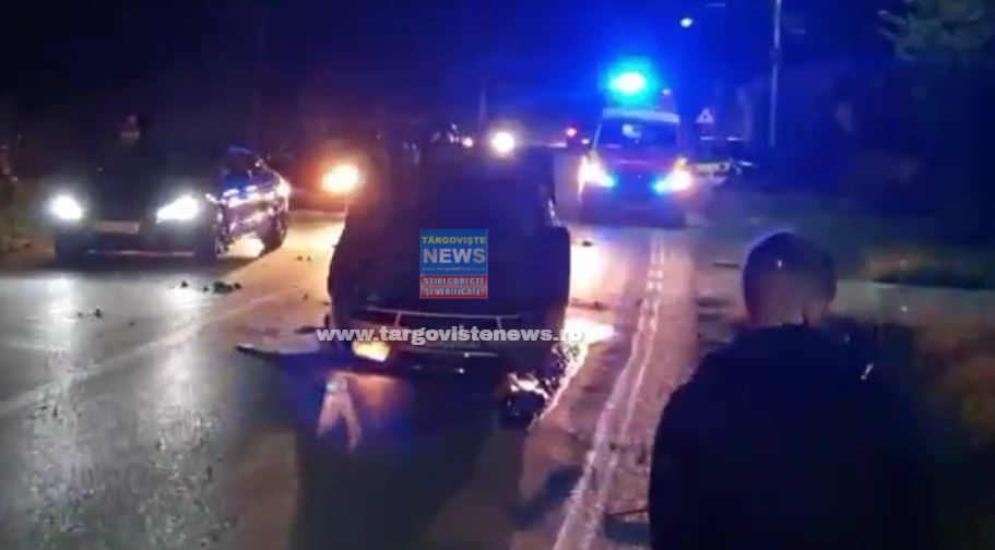 FOTO/VIDEO: Accident cumplit, azi-noapte, la Răzvad! Trei fete au fost rănite într-un accident produs de un şofer de 18 ani