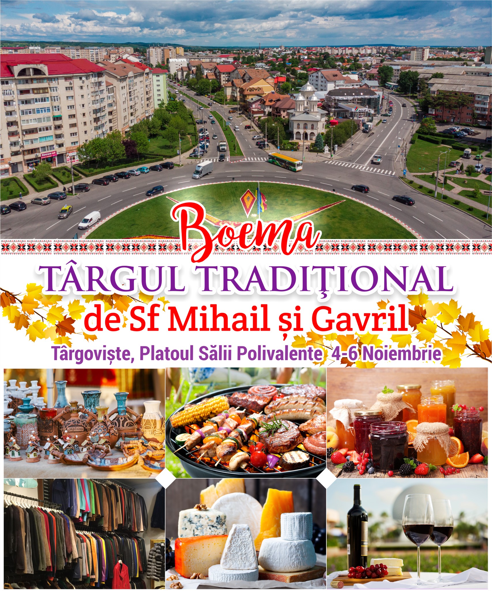 Ce veste bună! Târgul Tradiţional de Sfinţii Mihai şi Gavril revine la Târgovişte, între 4 şi 6 noiembrie! Poftiţi la cele mai delicioase produse tradiţionale!
