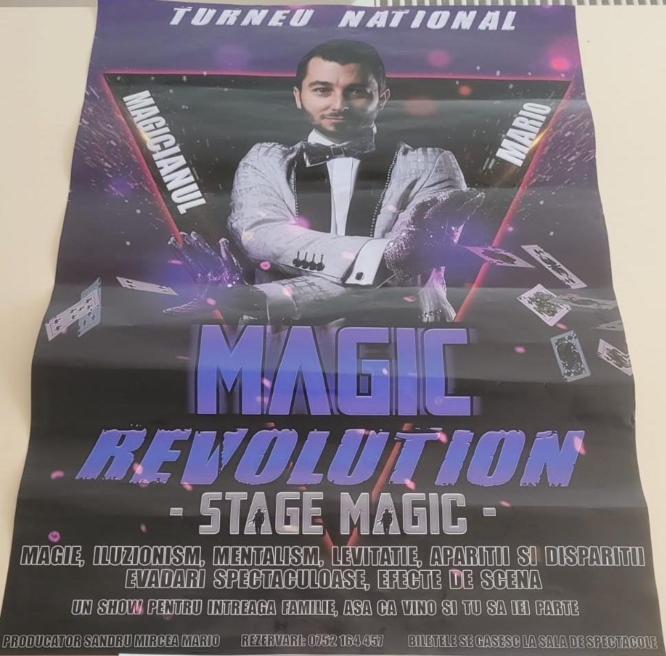 Nu ratați Spectacolul “Magic Revolution”, astăzi, 9 martie 2023, la Fieni!