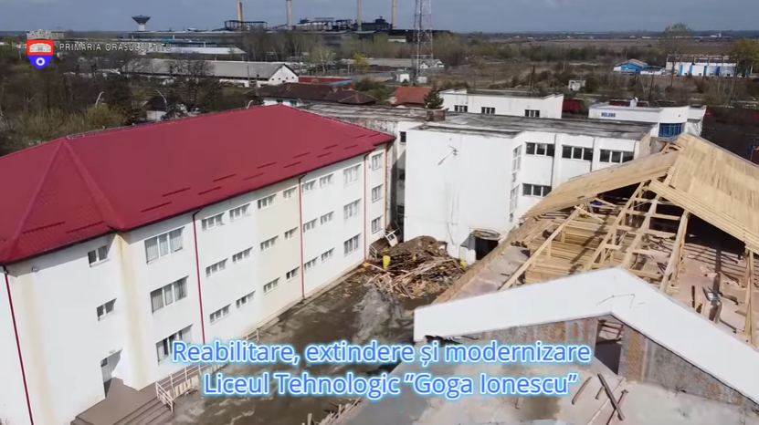 Primăria Titu – Situația lucrărilor executate în cadrul Proiectului de reabilitare, extindere și modernizare a Liceului Tehnologic ”Goga Ionescu”