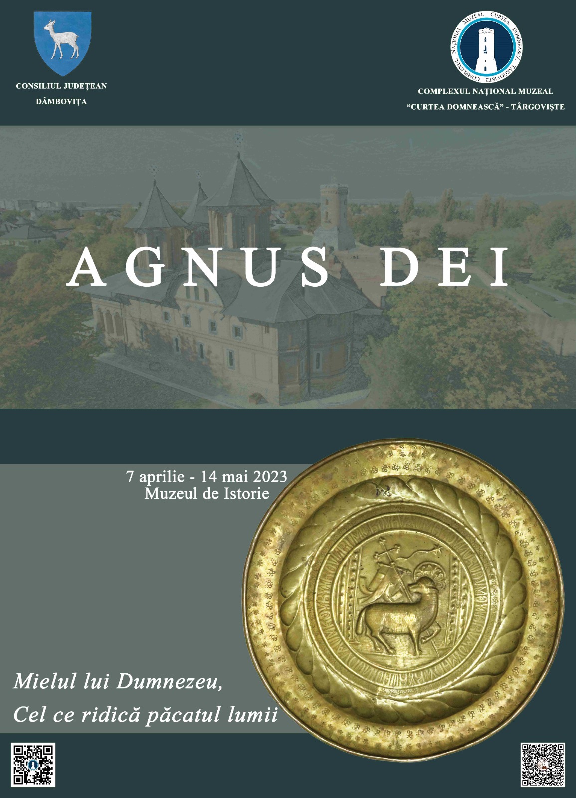 De azi, expoziția „Agnus Dei. Mielul lui Dumnezeu. Cel ce ridică păcatul lumii” – organizată la Muzeul de Istorie
