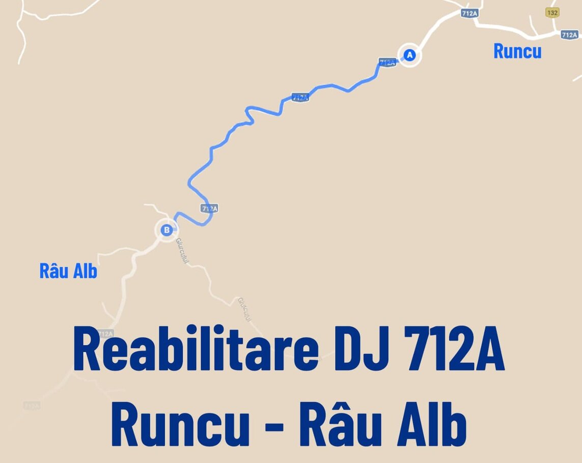 Ce veste bună! Va fi modernizat drumul dintre Runcu și Râu Alb!