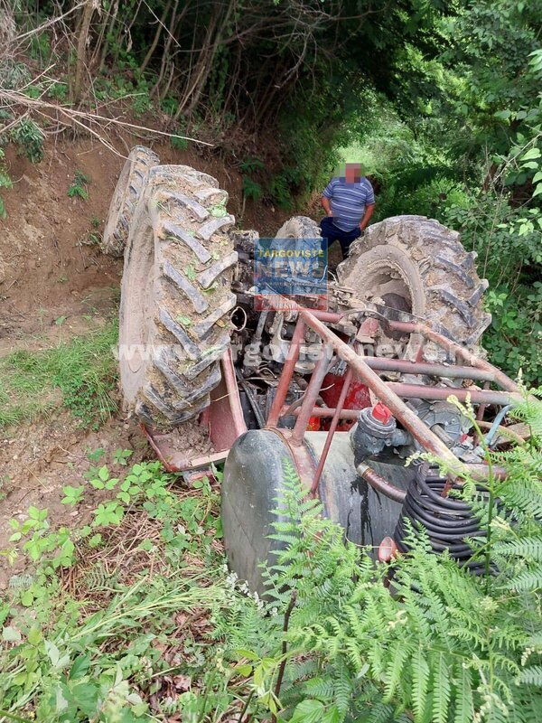 ACUM – Operațiune dramatică de salvare, la Cândești. Un bărbat a fost prins sub un tractor