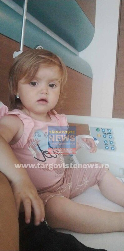 Vestea cumplită primită de părinții Ștefaniei, fetița de doi ani, din Moreni, grav bolnavă. ”Are nevoie urgent de transplant de ficat, altfel va muri”