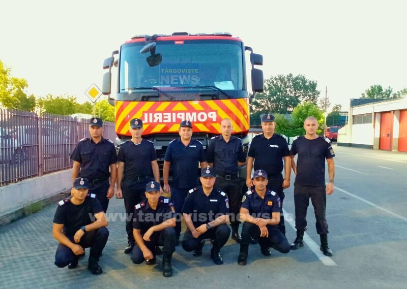 ACUM: 10 pompieri din Dâmbovița au pornit spre Grecia. Salvatorii noștri merg să își ajute colegii eleni în lupta cu incendiile de amploare