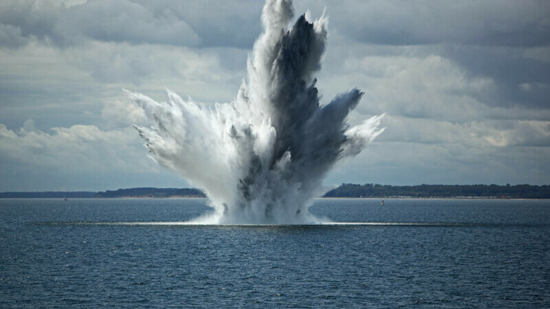 O explozie s-a produs în mare, la Costinești. ”Posibil, mină marină”