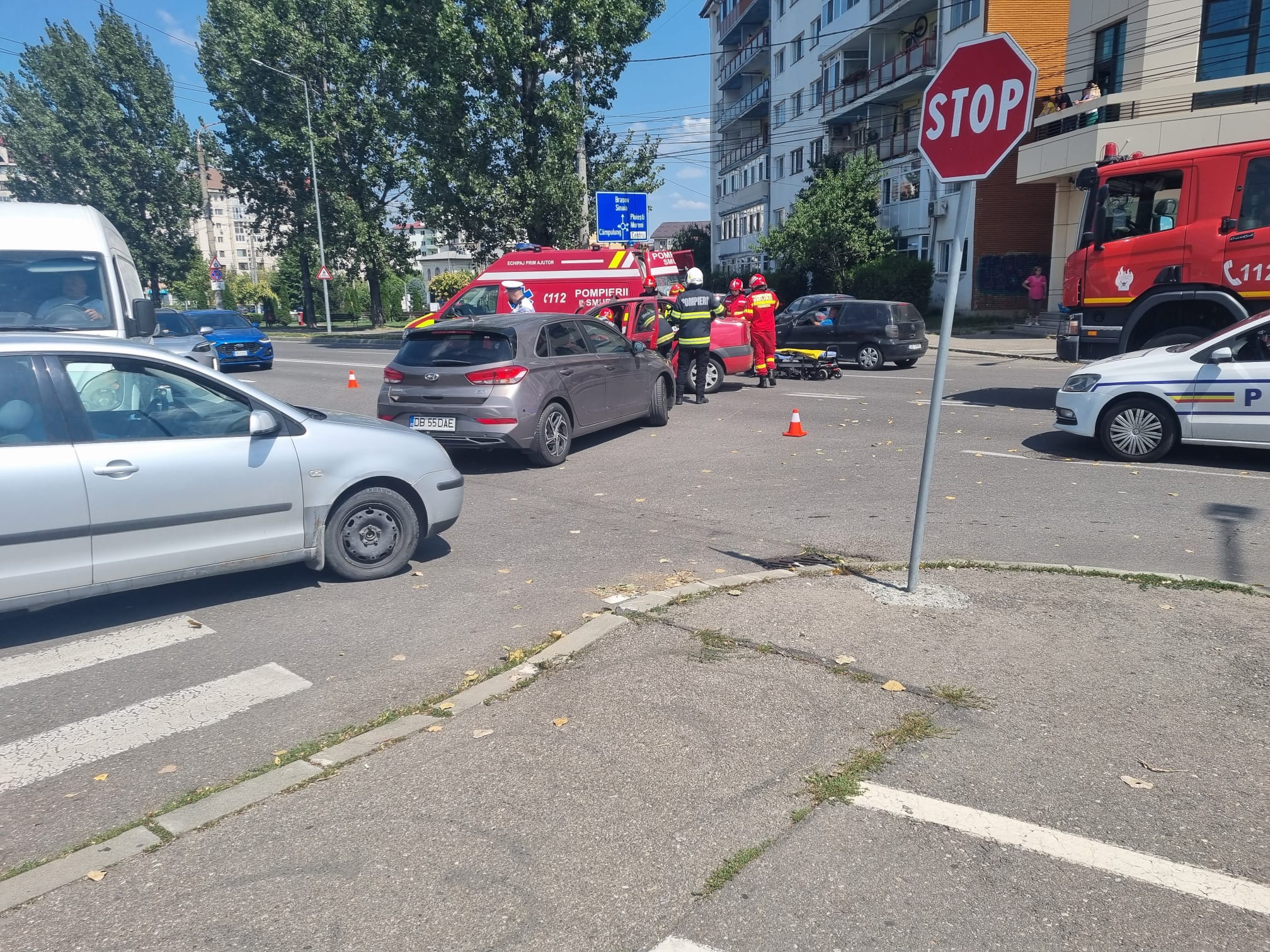 Accident pe Bulevardul Unirii, in Targoviste