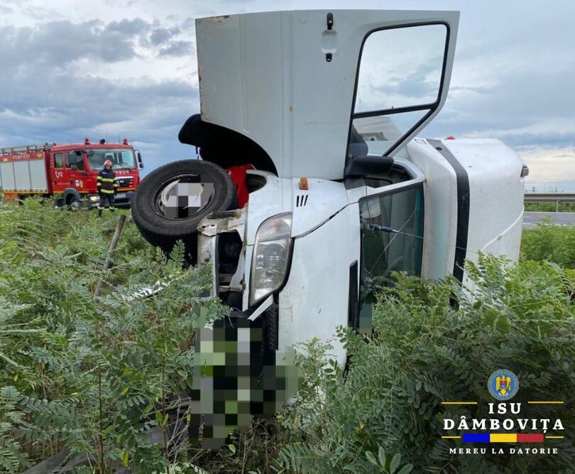 Accident pe Autostrada București – Pitești, la kilometrul 54, pe sensul spre Capitală
