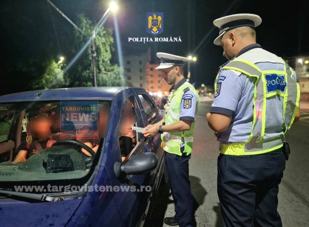 Poliția Dâmbovița anunță ce controale va face până pe 10 septembrie