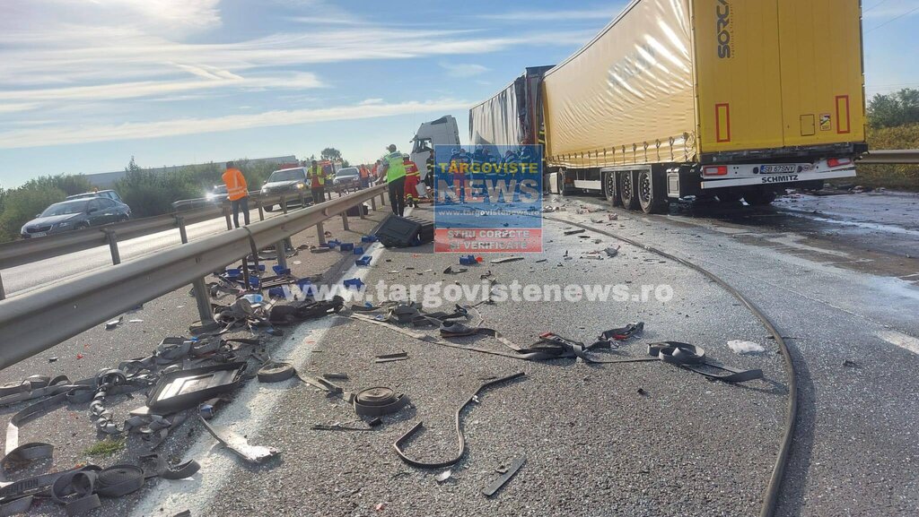 ACUM: Accident șocant pe Autostrada București – Pitești. 5 oameni au murit