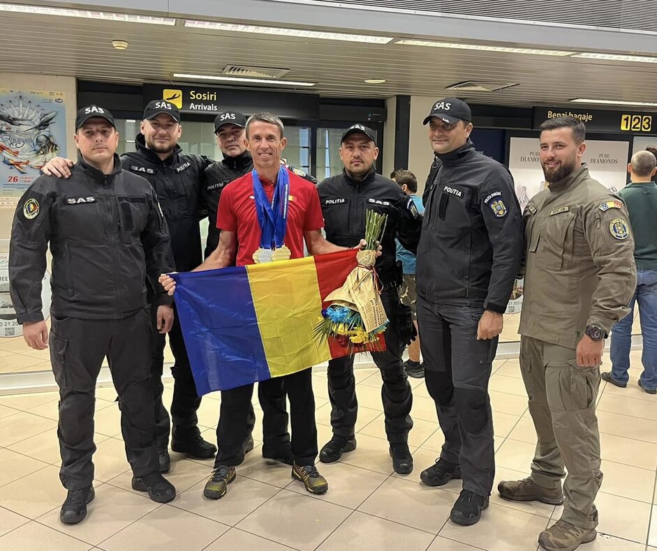 Un polițist din Târgoviște a cucerit patru medalii de aur, la Campionatul European al Polițiștilor