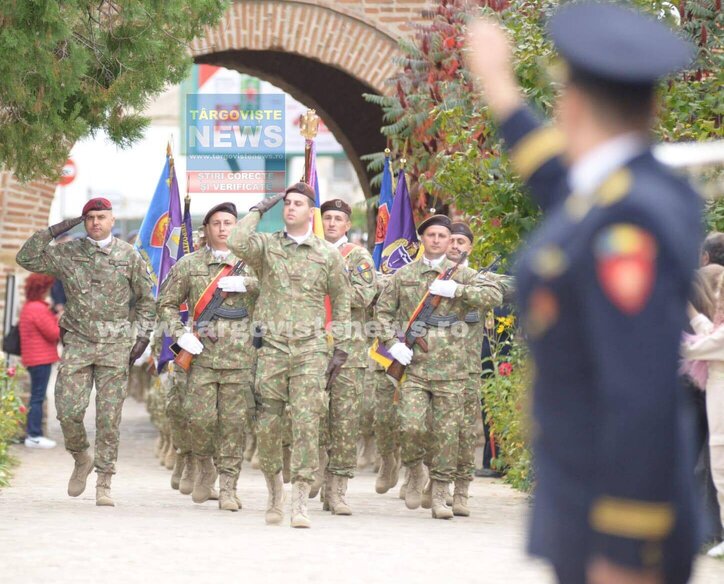 FOTO/VIDEO: Manifestări speciale, de Ziua Armatei Române, la Târgoviște