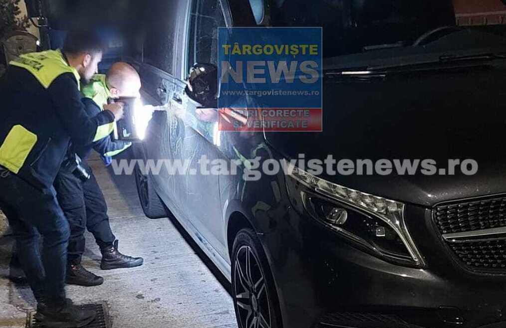 Urmărire cu focuri de armă! Alergat de polițiști zeci de kilometri, a abandonat mașina într-o parcare de pe Autostrada București – Pitești