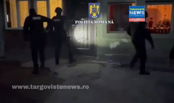 Percheziţii: 4 bărbaţi din Dâmboviţa, bănuiţi că au dat atacul într-o societate de unde ar fi furat bunuri de peste 50 de mii de lei