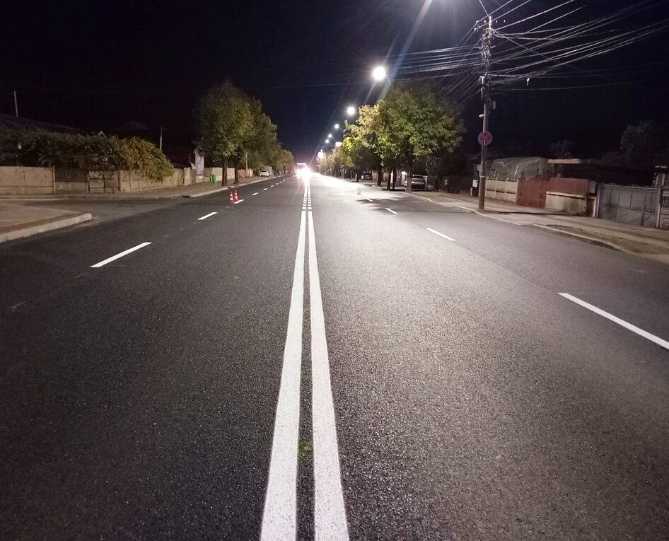 Târgovişte: Au fost trasate marcajele rutiere pe Calea Bucureşti