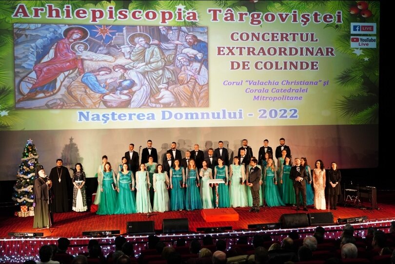 Concertul extraordinar de colinde al Arhiepiscopiei Târgoviștei, duminică, la Cinema Independenţa