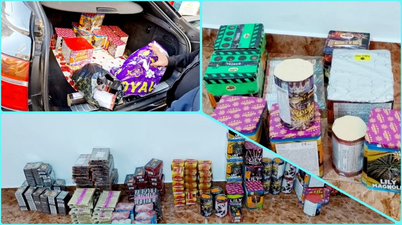 200 de kilograme de petarde și artificii, confiscate de jandarmii dâmbovițeni