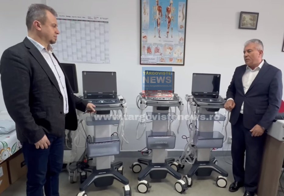 Aparatură medicală performantă, la Spitalul Orăşenesc Găeşti: “Au sosit primele 3 ecografe multifuncţionale”